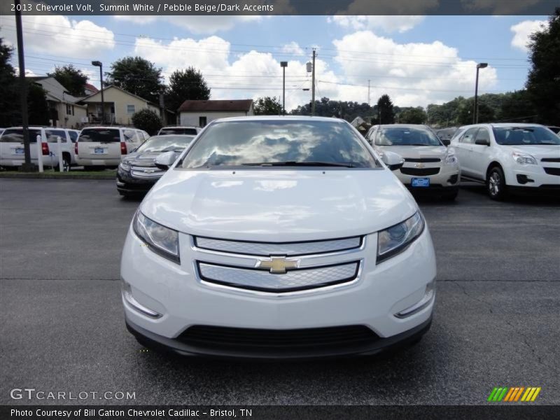 Summit White / Pebble Beige/Dark Accents 2013 Chevrolet Volt