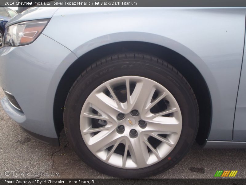 Silver Topaz Metallic / Jet Black/Dark Titanium 2014 Chevrolet Impala LS