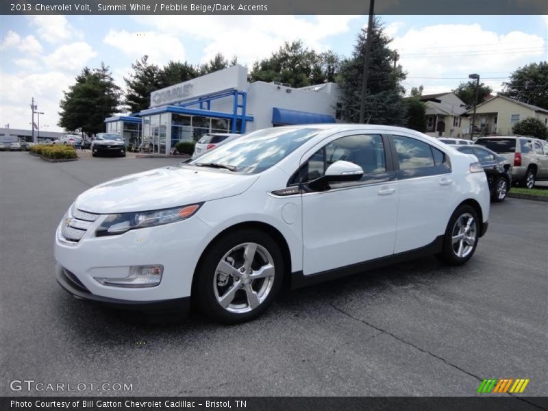 Summit White / Pebble Beige/Dark Accents 2013 Chevrolet Volt