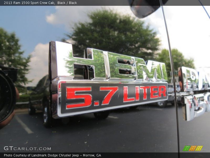 Black / Black 2013 Ram 1500 Sport Crew Cab