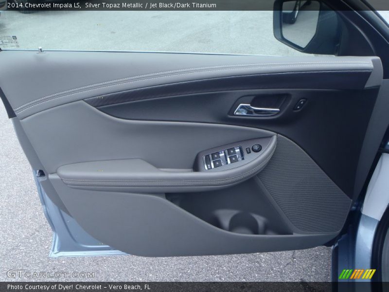 Silver Topaz Metallic / Jet Black/Dark Titanium 2014 Chevrolet Impala LS