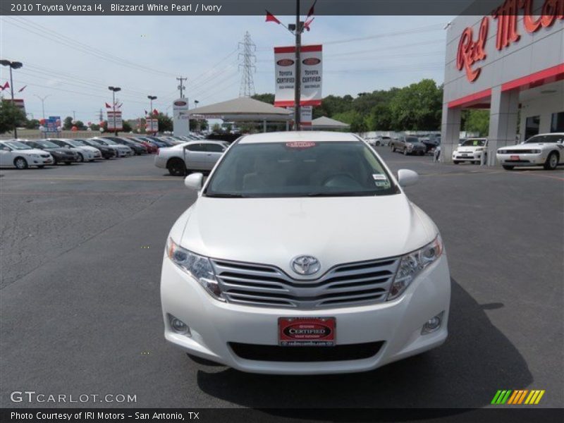 Blizzard White Pearl / Ivory 2010 Toyota Venza I4