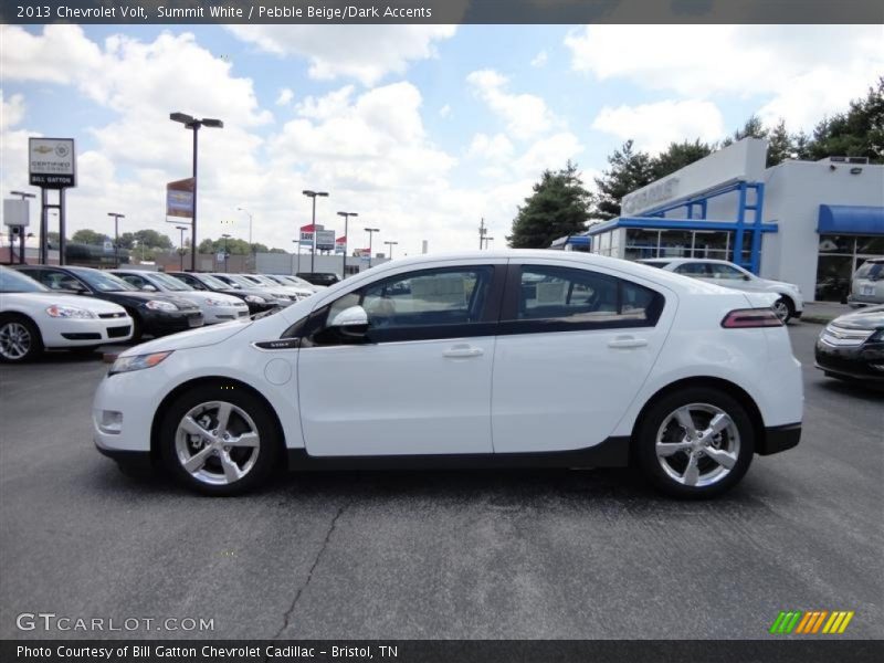 Summit White / Pebble Beige/Dark Accents 2013 Chevrolet Volt