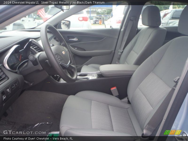 Silver Topaz Metallic / Jet Black/Dark Titanium 2014 Chevrolet Impala LS