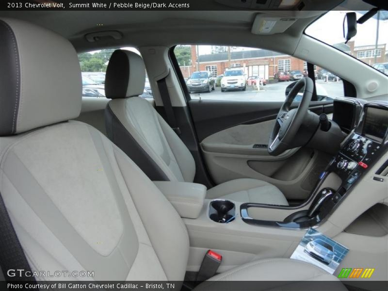 Summit White / Pebble Beige/Dark Accents 2013 Chevrolet Volt