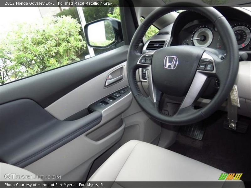 Polished Metal Metallic / Gray 2013 Honda Odyssey EX-L