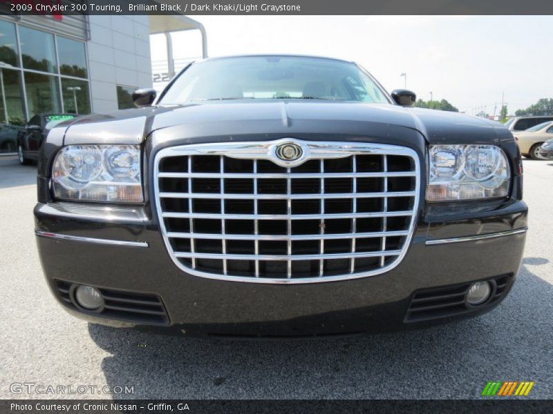 Brilliant Black / Dark Khaki/Light Graystone 2009 Chrysler 300 Touring