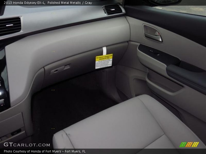 Polished Metal Metallic / Gray 2013 Honda Odyssey EX-L