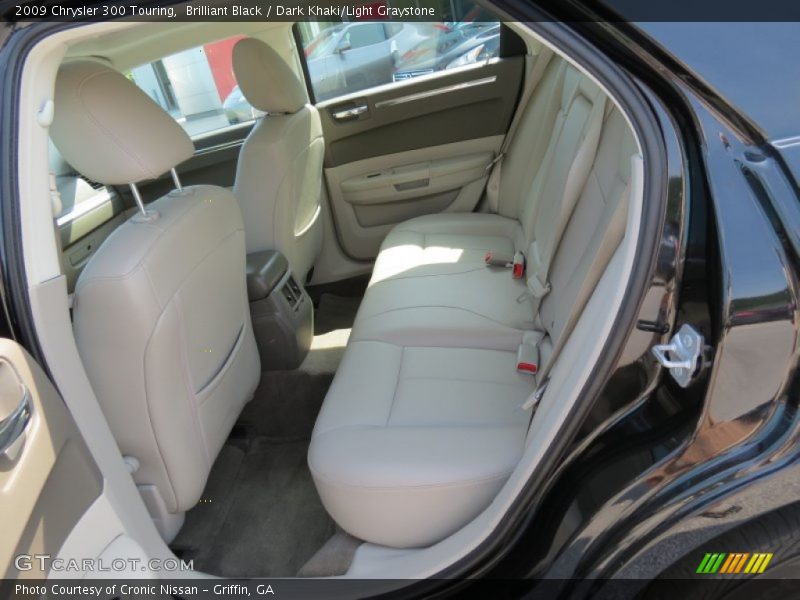 Brilliant Black / Dark Khaki/Light Graystone 2009 Chrysler 300 Touring