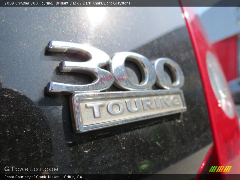 Brilliant Black / Dark Khaki/Light Graystone 2009 Chrysler 300 Touring