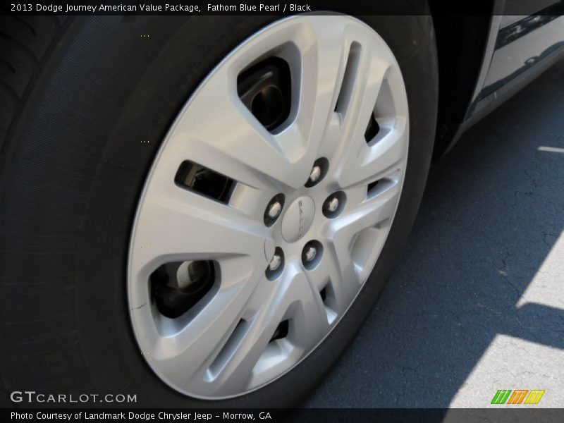 Fathom Blue Pearl / Black 2013 Dodge Journey American Value Package
