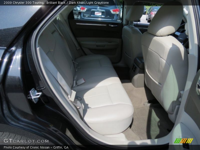Brilliant Black / Dark Khaki/Light Graystone 2009 Chrysler 300 Touring