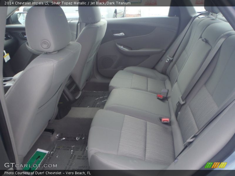 Silver Topaz Metallic / Jet Black/Dark Titanium 2014 Chevrolet Impala LS