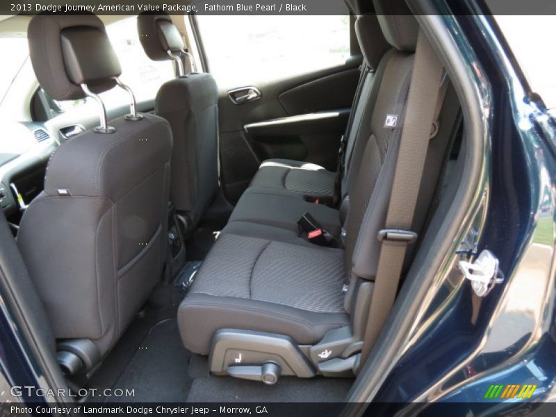 Fathom Blue Pearl / Black 2013 Dodge Journey American Value Package