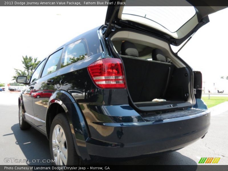 Fathom Blue Pearl / Black 2013 Dodge Journey American Value Package