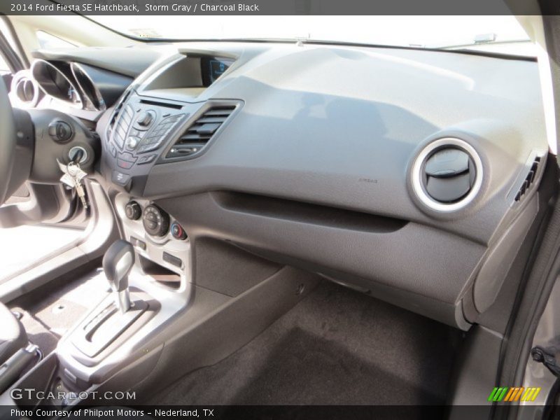 Storm Gray / Charcoal Black 2014 Ford Fiesta SE Hatchback