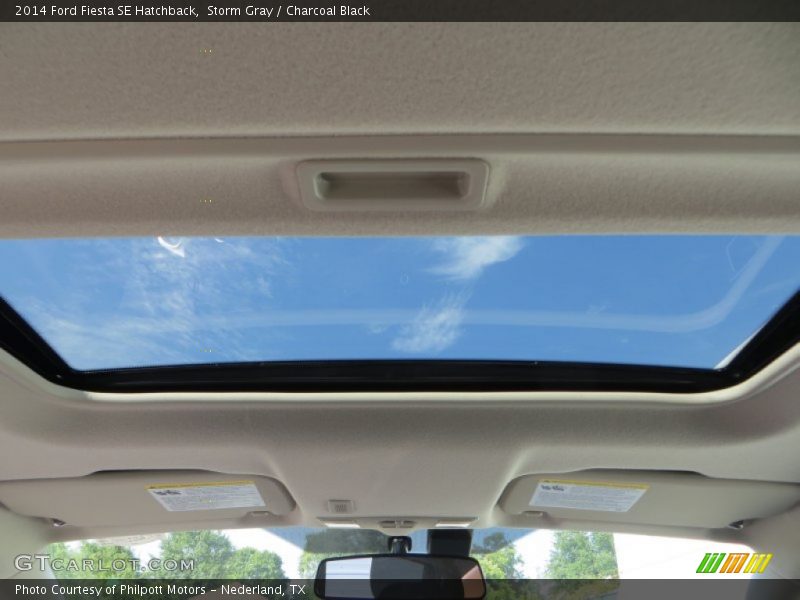 Storm Gray / Charcoal Black 2014 Ford Fiesta SE Hatchback