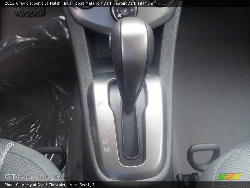 Blue Topaz Metallic / Dark Pewter/Dark Titanium 2013 Chevrolet Sonic LT Hatch