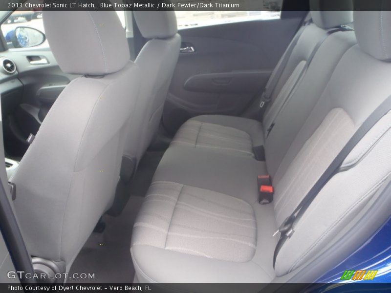 Blue Topaz Metallic / Dark Pewter/Dark Titanium 2013 Chevrolet Sonic LT Hatch