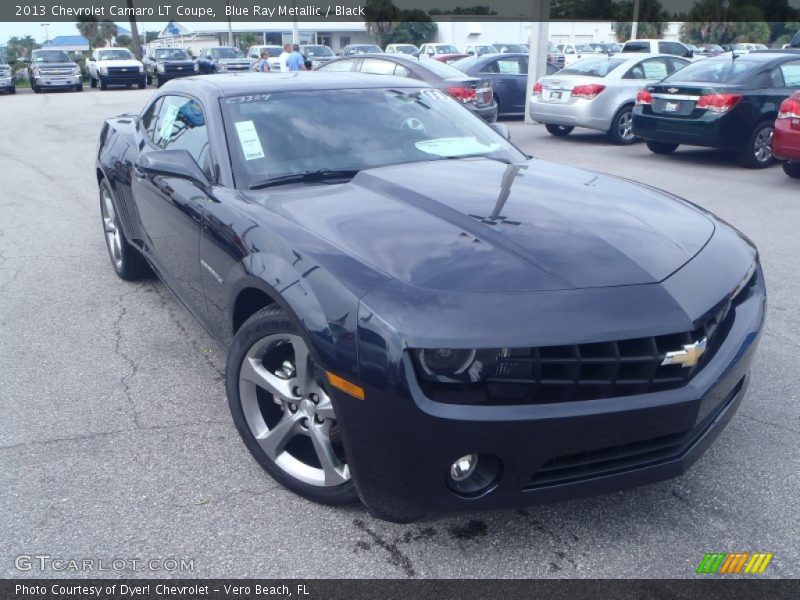 Blue Ray Metallic / Black 2013 Chevrolet Camaro LT Coupe
