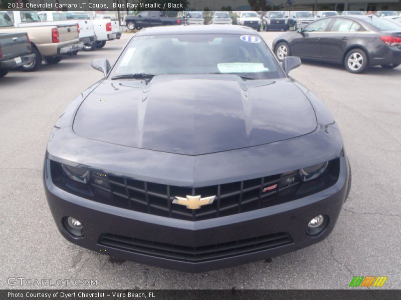 Blue Ray Metallic / Black 2013 Chevrolet Camaro LT Coupe