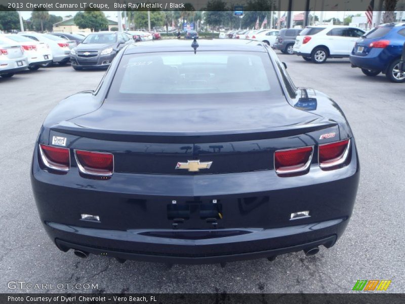 Blue Ray Metallic / Black 2013 Chevrolet Camaro LT Coupe