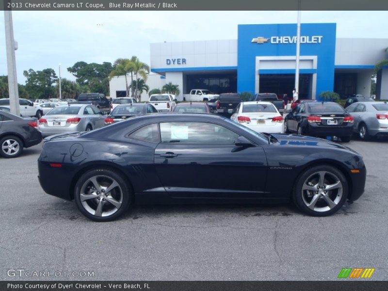 Blue Ray Metallic / Black 2013 Chevrolet Camaro LT Coupe