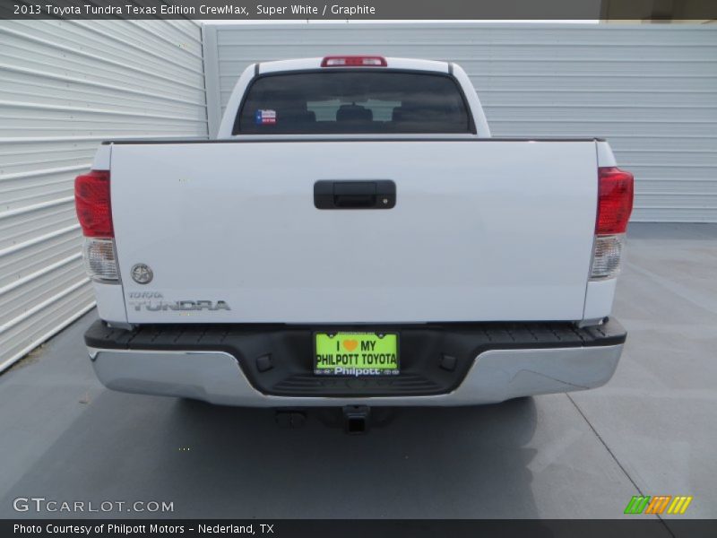 Super White / Graphite 2013 Toyota Tundra Texas Edition CrewMax