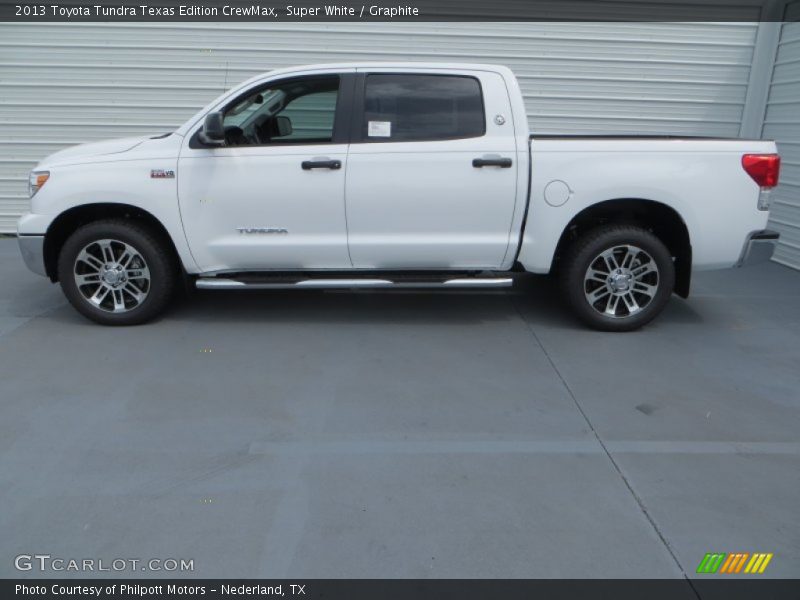 Super White / Graphite 2013 Toyota Tundra Texas Edition CrewMax