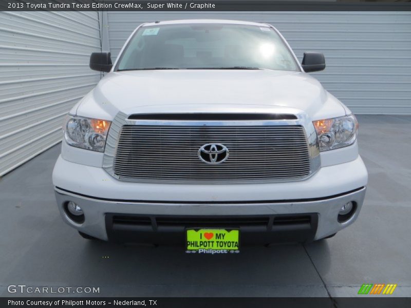 Super White / Graphite 2013 Toyota Tundra Texas Edition CrewMax