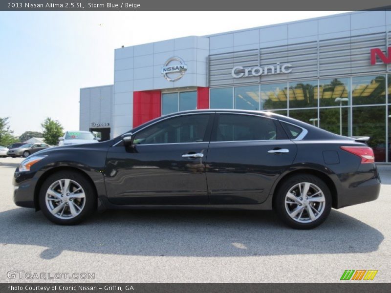 Storm Blue / Beige 2013 Nissan Altima 2.5 SL