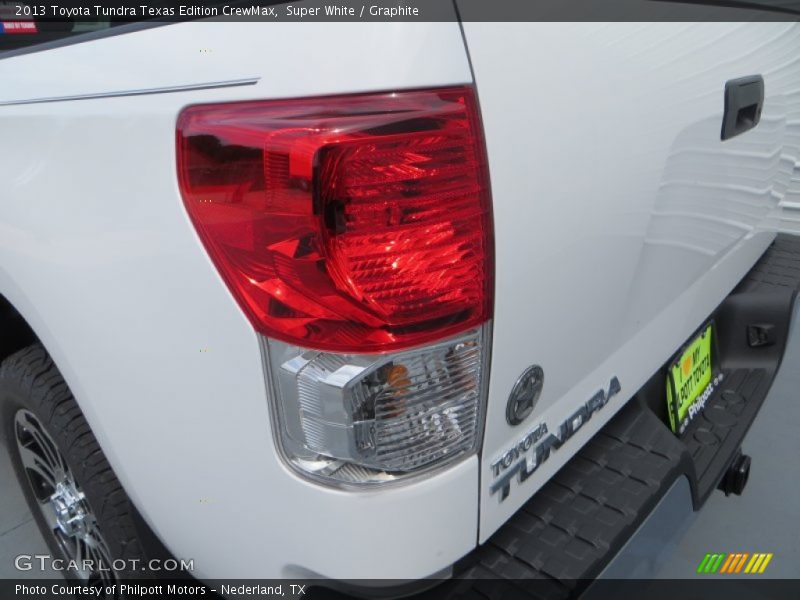 Super White / Graphite 2013 Toyota Tundra Texas Edition CrewMax