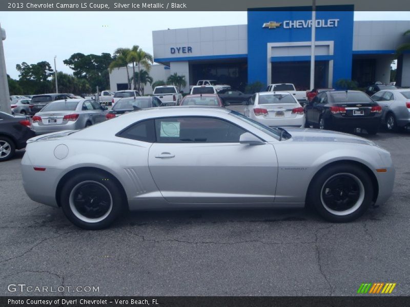 Silver Ice Metallic / Black 2013 Chevrolet Camaro LS Coupe
