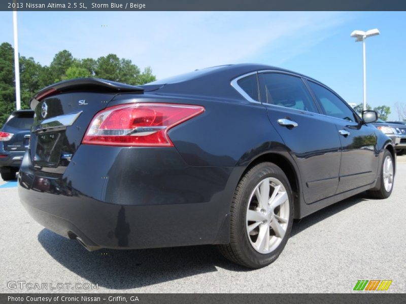 Storm Blue / Beige 2013 Nissan Altima 2.5 SL