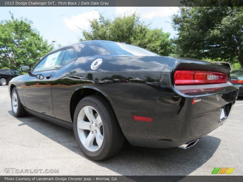 Pitch Black / Dark Slate Gray 2013 Dodge Challenger SXT