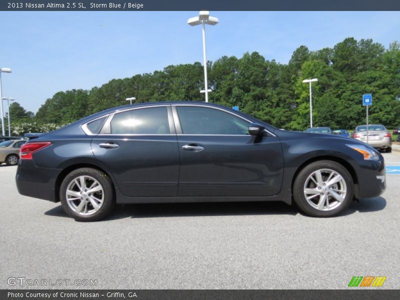 Storm Blue / Beige 2013 Nissan Altima 2.5 SL
