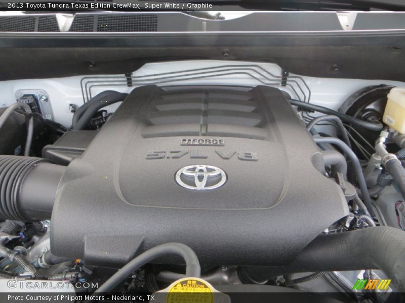 Super White / Graphite 2013 Toyota Tundra Texas Edition CrewMax