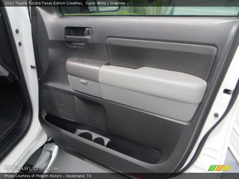 Super White / Graphite 2013 Toyota Tundra Texas Edition CrewMax