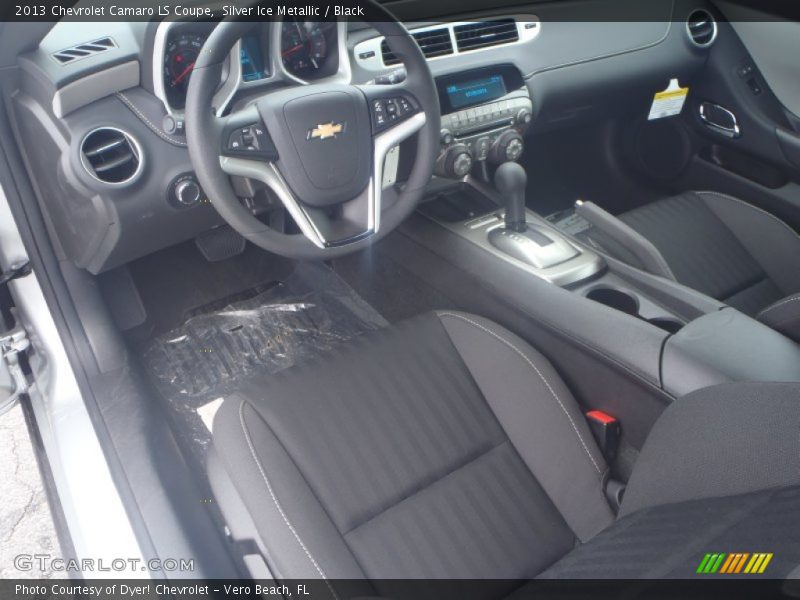 Silver Ice Metallic / Black 2013 Chevrolet Camaro LS Coupe