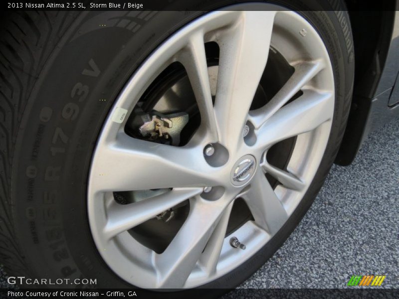Storm Blue / Beige 2013 Nissan Altima 2.5 SL