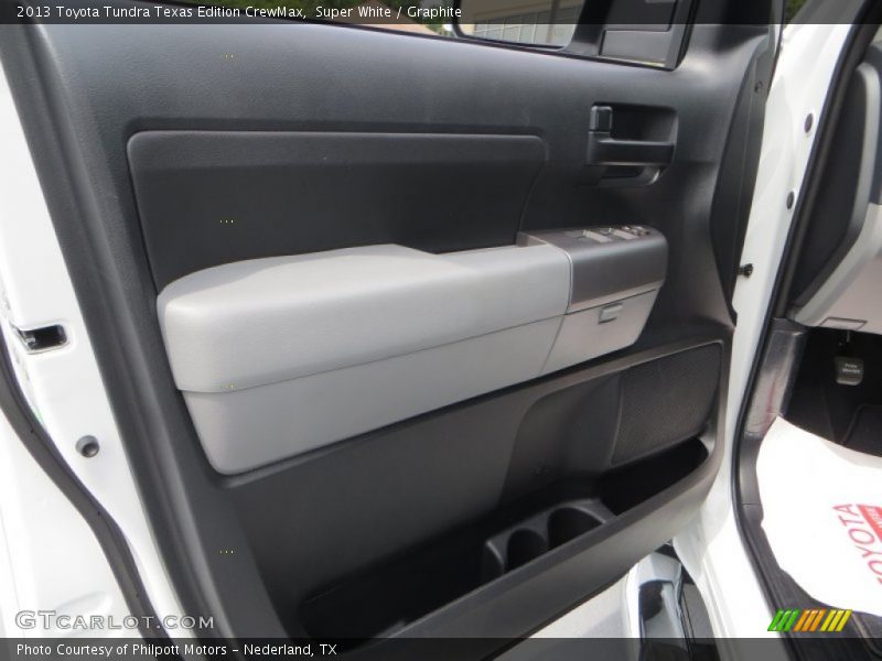 Super White / Graphite 2013 Toyota Tundra Texas Edition CrewMax