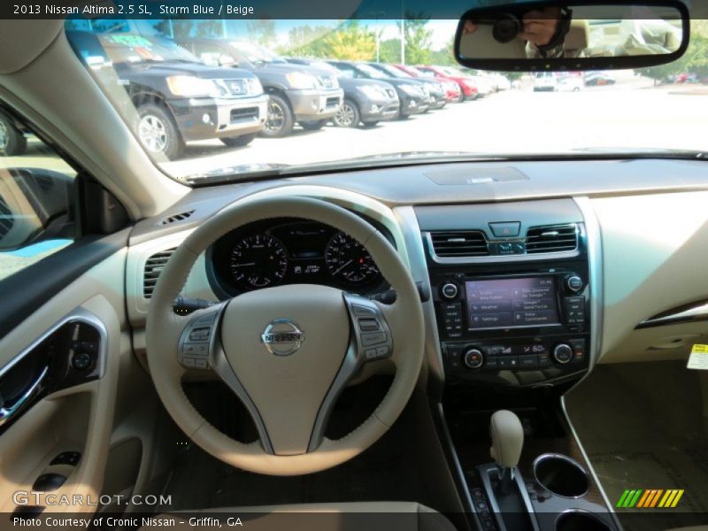Storm Blue / Beige 2013 Nissan Altima 2.5 SL