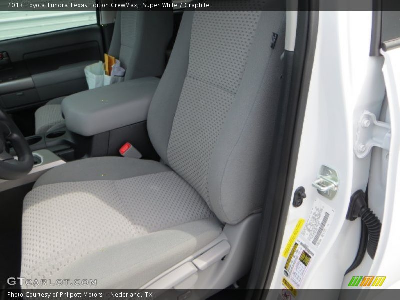 Super White / Graphite 2013 Toyota Tundra Texas Edition CrewMax