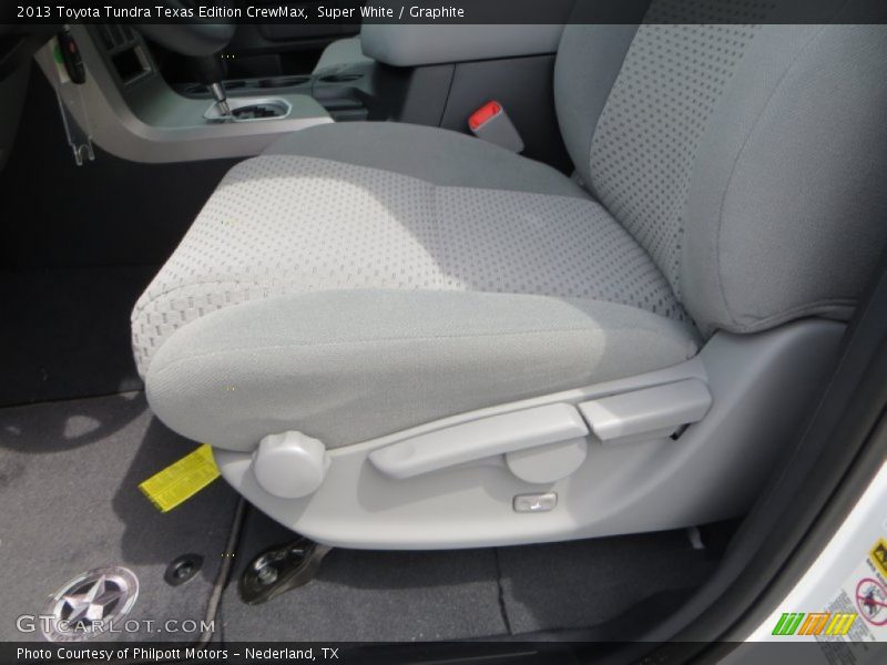 Super White / Graphite 2013 Toyota Tundra Texas Edition CrewMax