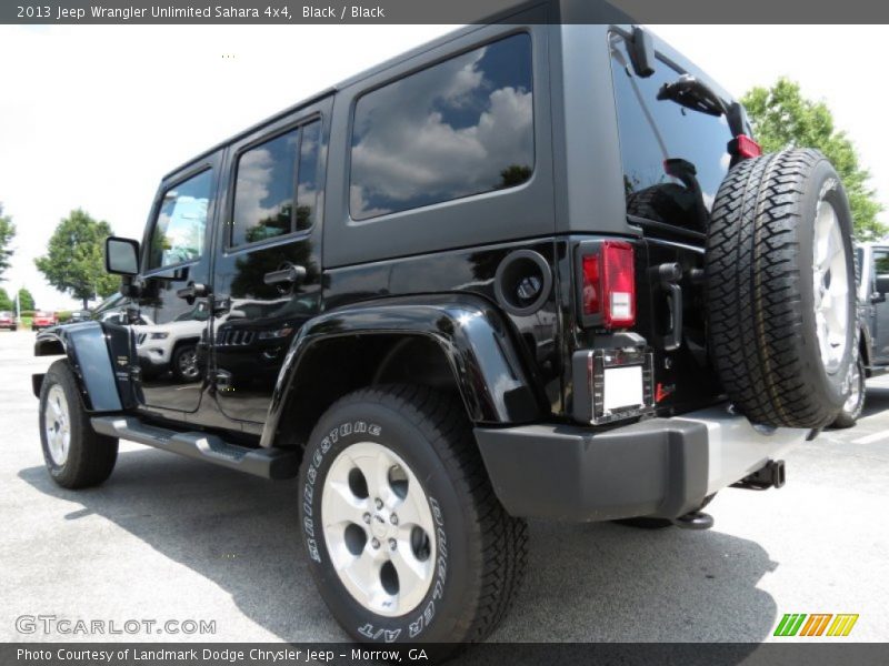 Black / Black 2013 Jeep Wrangler Unlimited Sahara 4x4