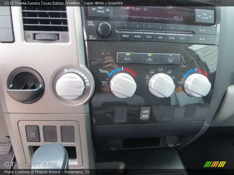 Super White / Graphite 2013 Toyota Tundra Texas Edition CrewMax