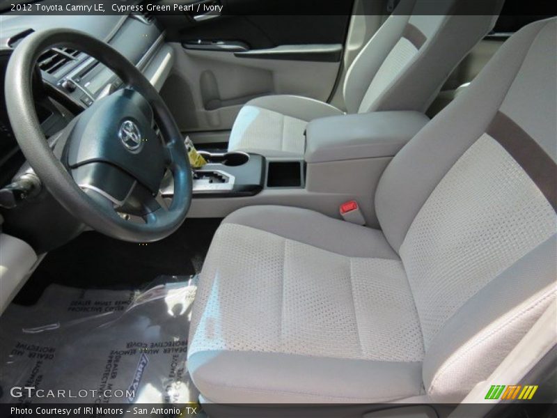 Cypress Green Pearl / Ivory 2012 Toyota Camry LE