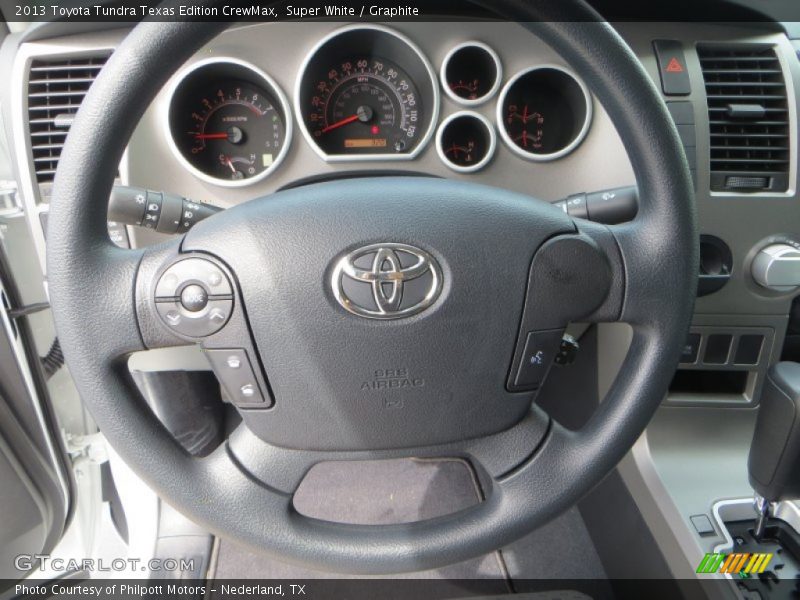 Super White / Graphite 2013 Toyota Tundra Texas Edition CrewMax