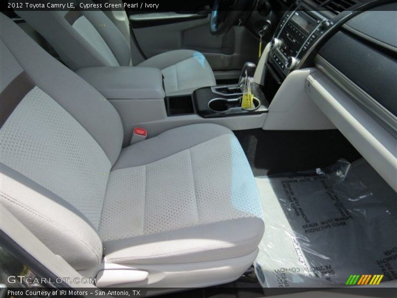 Cypress Green Pearl / Ivory 2012 Toyota Camry LE