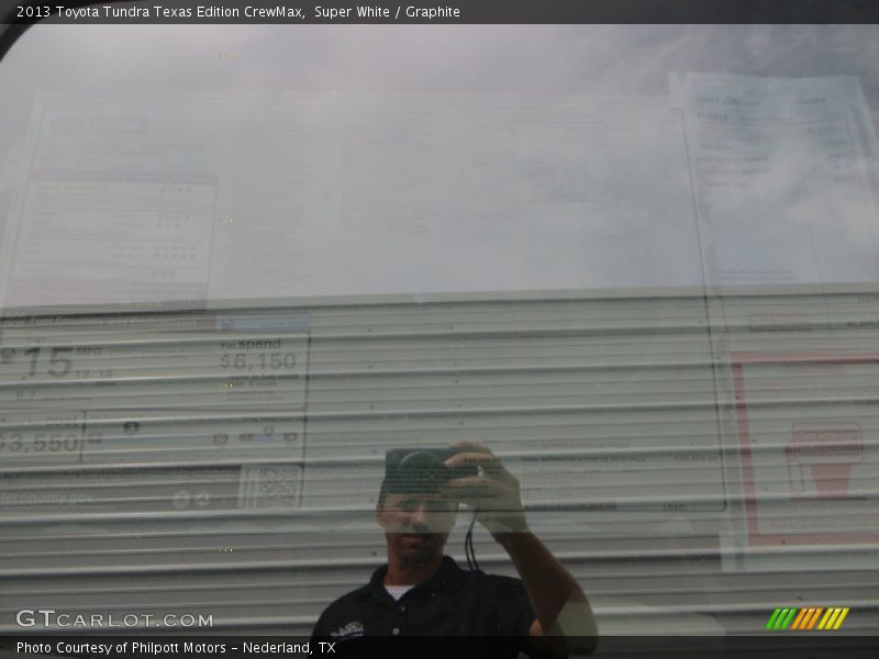 Super White / Graphite 2013 Toyota Tundra Texas Edition CrewMax